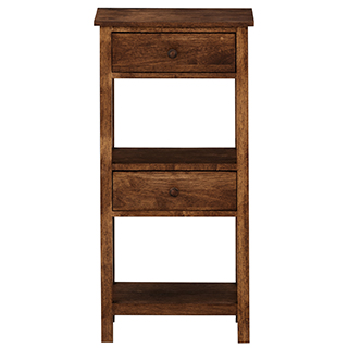 Table d'appoint / rectangulaire / contemporaine / en bois  CAMPFIRE SLIM 