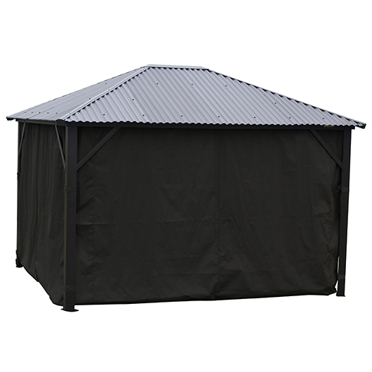 rideau pour gazebo
