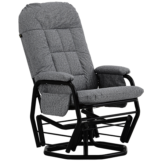 Chaise bercante pivotant en tissu 19410915 (748079) Tanguay livraison gratuite au Québec